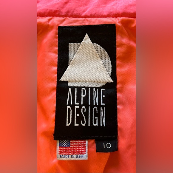 Vintage Alpine Design Goose Down Ski Jacket - Picture 4 of 16